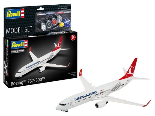Go to product Revell 63772 - 1:144 Boeing 737-800 Turkish Airlines model z farbami