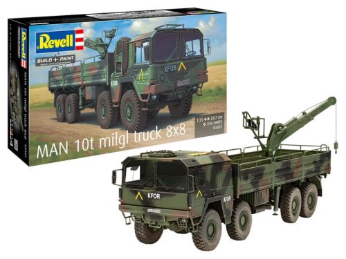 Go to product Revell 03367 - 1:35 MAN 10t milgl Truck 8x8
