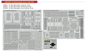 Eduard BIG49457 - 1:48 B-26G Marauder part II