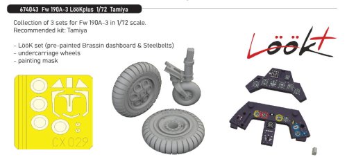 Go to product Eduard 674043 - 1:72 Fw 190A-3 LööKplus