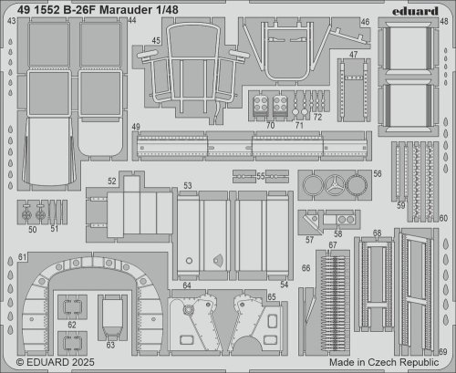 Go to product Eduard 491552 - 1:48 B-26F Marauder