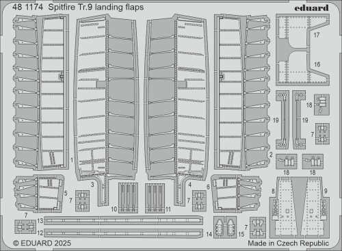 Go to product Eduard 481174 - 1:48 Spitfire Tr.9 landing flaps