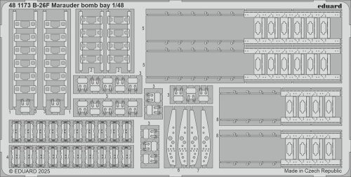 Go to product Eduard 481173 - 1:48 B-26F Marauder bomb bay