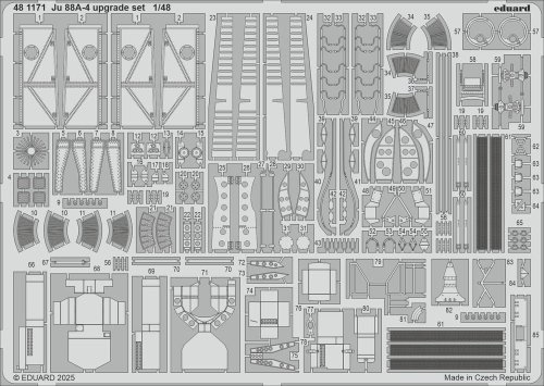 Go to product Eduard 481171 - 1:48 Ju 88A-4 upgrade set