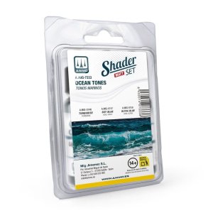 Ammo Mig 7333 - Matt Shader Set Ocean Tones
