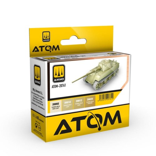 Go to product Ammo Mig 20761 - Atom Dunkelgelb Modulation Set