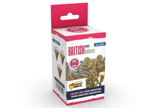 Go to product AK Interactive 17503 - Quick Gen paint set British Uniforms