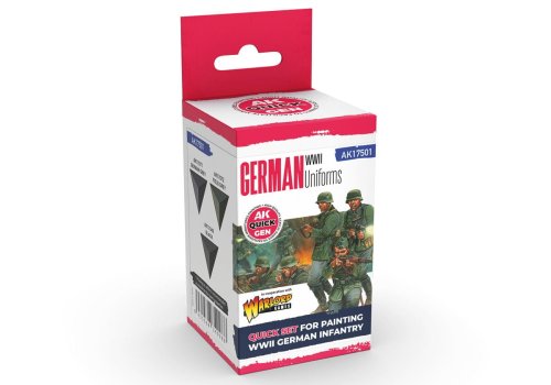 Go to product AK Interactive 17501 - Quick Gen paint set German Uniforms