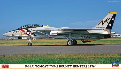 Go to product Hasegawa 02491 - 1:72 F-14A Tomcat VF-2 Bounty Hunters 1976