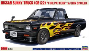 Hasegawa 20751 - 1:24 Nissan Sunny Truck GB122 Fire Pattern w/Chin Spoiler