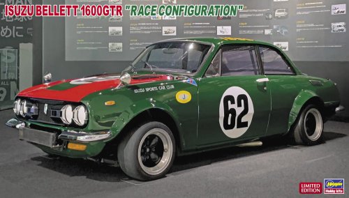 Go to product Hasegawa 20749 - 1:24 Isuzu Bellett 1600GTR Race Configuration