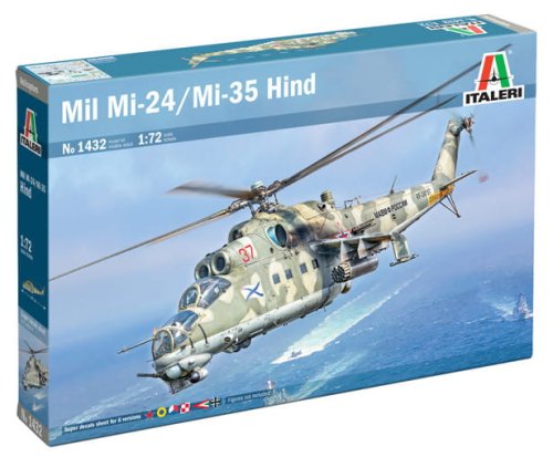 Go to product Italeri 1432 - 1:72 Mil Mi-24 / Mi-35 Hind