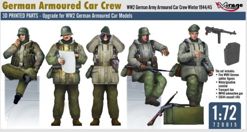 Go to product Mirage 720015 - 1:72 German Armoured Car Crew