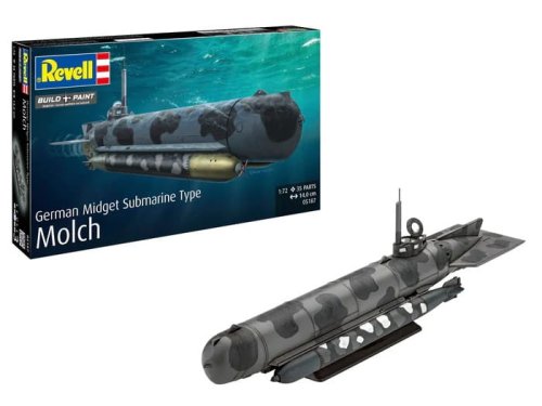 Go to product Revell 05187 - 1:72 German Midget Submarine Type Molch