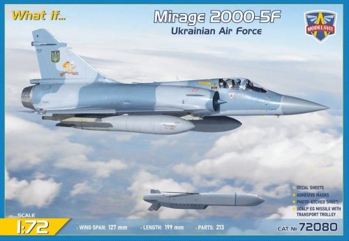 Go to product Model Svit 72080 - 1:72 Mirage 2000-5F Ukrainian Air Force - What if