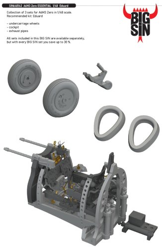 Go to product Eduard SIN648142 - 1:48 A6M3 Zero Essential
