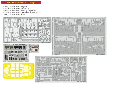 Go to product Eduard BIG33168 - 1:32 A6M5 Zero