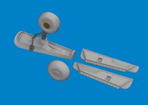 Eduard 6481143 - 1:48 P-40N tail wheel bay Print 3D