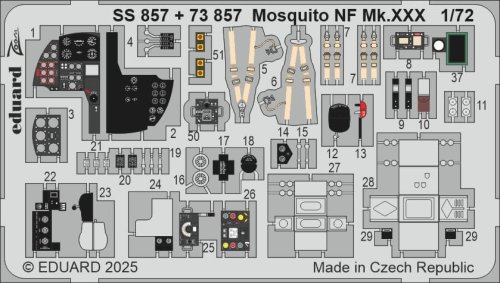 Go to product Eduard SS857 - 1:72 Mosquito NF Mk.XXX