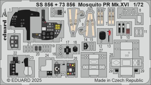 Go to product Eduard SS856 - 1:72 Mosquito PR Mk.XVI