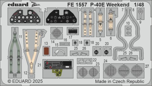 Go to product Eduard FE1557 - 1:48 P-40E Weekend