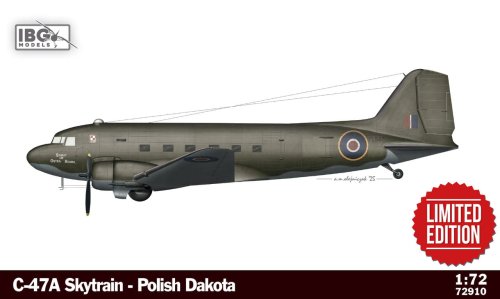 Go to product IBG 72910 - 1:72 C-47A Skytrain Polish Dakota - Limited Edition