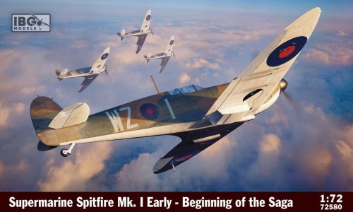 Go to product IBG 72580 - 1:72 Supermarine Spitfire Mk.I Early - Beginning of the Saga
