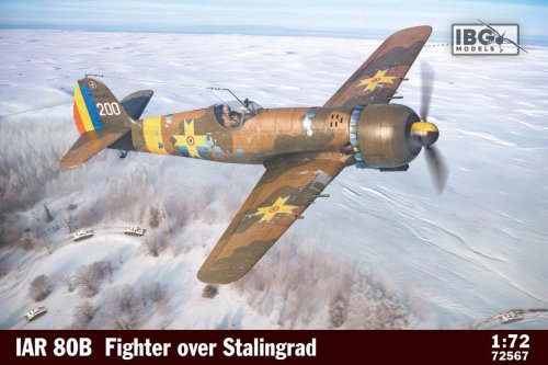 Go to product IBG 72567 - 1:72 IAR 80B Romanian Fighter Over Stalingrad