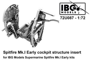 IBG 72U087 - 1:72 Spitfire Mk.I Early cockpit structure insert