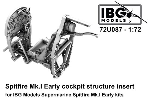 Go to product IBG 72U087 - 1:72 Spitfire Mk.I Early cockpit structure insert
