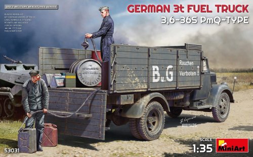 Go to product Miniart 53031 - 1:35 German 3t Fuel Truck 3,6-36S PmQ-Type