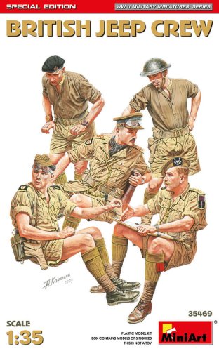 Go to product Miniart 35469 - 1:35 British Jeep Crew Special Edition