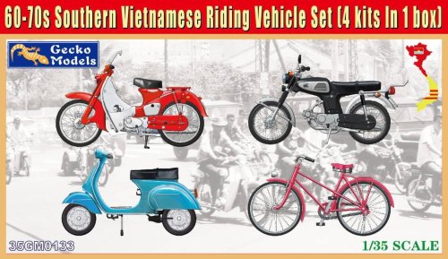 Go to product Gecko Models 35GM0133 - 1:35 60-70’s Southern Vietnamese Riding Vehicle Set