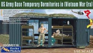 Gecko Models 35GM0116 - 1:35 US Army Base Temporary Dormitories In Vietnam War Era