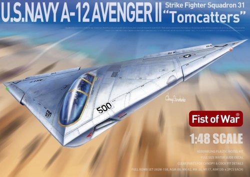 Go to product Modelcollect UA48001 - 1:48 U.S. Navy A-12 Avenger II