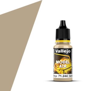 VALLEJO Model Air 71244 - Farba akrylowa Sand Beige 17 ml (RAL1039)