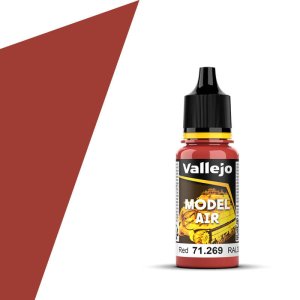 VALLEJO Model Air 71269 - Farba akrylowa Red 17 ml (RAL3000)