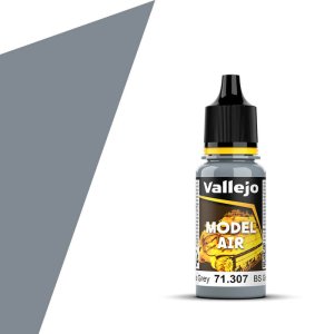 VALLEJO Model Air 71307 - Farba akrylowa BS Medium Sea Grey 17 ml (BS637)