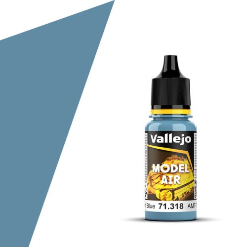 Go to product VALLEJO Model Air 71318 - Farba akrylowa AMT-7 Greyish Blue 17 ml