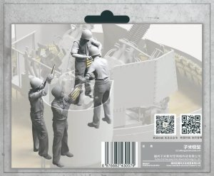 Zimi Model Toucan 3D003 - 1:35 US Navy 40 mm Quad Bofors Anti-Aircraft Gun Crew