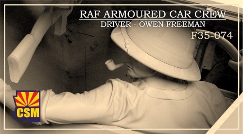 Go to product Copper State Models F35074 - 1:35 RAF Armoured Car Crew Driver Owen Freeman