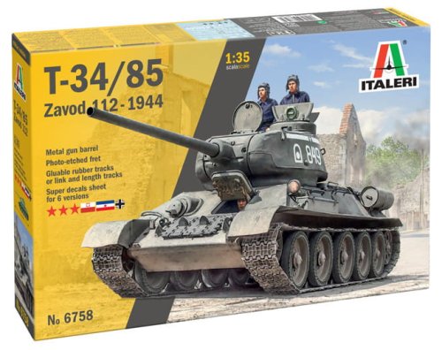 Go to product Italeri 6758 - 1:35 T-34/85 Zavod 112 - 1944