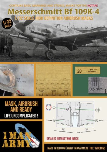 Go to product 1 Man Army 32DET053 - 1:32 Messerschmitt Bf 109 K4 (Kotare)