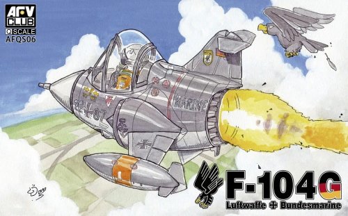Go to product AFV Club QS06 - F-104G Luftwaffe Bundesmarine