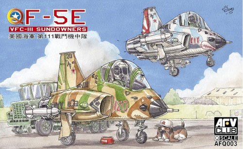 Go to product AFV Club Q003 - F-5E/N Tiger II Fighter USN Squadron Composite 111 Sundowners