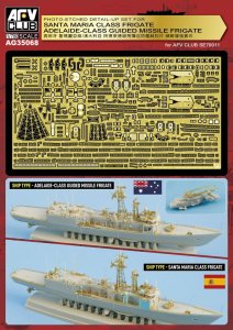 AFV Club AG35068 - 1:700 PE Detail-Up Set for Santa Maria Class Frigate / Adelaide Class Guided Missile Frigate