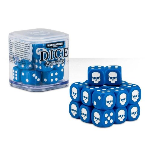 Go to product GW 65-36 Citadel - Set of 6 blue 12 mm dice for battle and board games