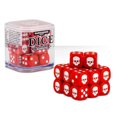 Go to product GW 65-36 Citadel - Set of 6 red 12 mm dice for battle and board games