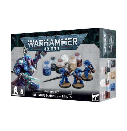 Go to product GW 60-11 Warhammer 40k - Space Marines: Infernus Marines with paints
