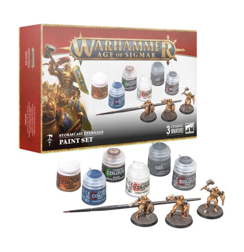 Go to product GW 60-10 Warhammer Age of Sigmar - Aos Stormcast with paints